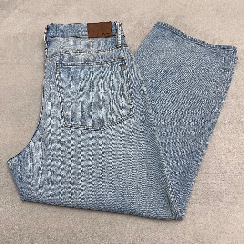 Madewell Light Blue Cropped Ankle Jeans - Picture 6 of 13